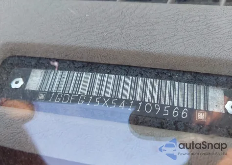 2004 GMC Savana Upfitter from USA, damaged, VIN 1GDFG15X541109566